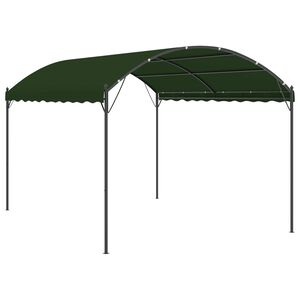 vidaXL Pavillon 4 x 3 x 2,6 m Gr&uuml;n Polyester und Stahl