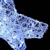 vidaXL 3D Stern mit 50 LEDs Kaltwei&szlig; 55 x 53.5 x 10 cm Acryl