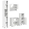 vidaXL Badezimmerm&ouml;bel-Set 4 stk. Wei&szlig; 61 x 35 x 64 cm