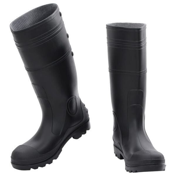 vidaXL Gummistiefel Schwarz Größe 42 PVC