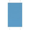 vidaXL Plissee Blau 75x150 cm Stoffbreite 74,4 cm Polyester