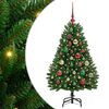 vidaXL K&uuml;nstlicher Weihnachtsbaum 120 cm 150 LEDs Warmes Wei&szlig; Gr&uuml;n