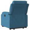 vidaXL Relaxsessel mit Aufstehhilfe Blau Samt