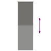 vidaXL Verdunkelungsrollo Grau 60x175 cm Stoffbreite 55,7 cm Polyester