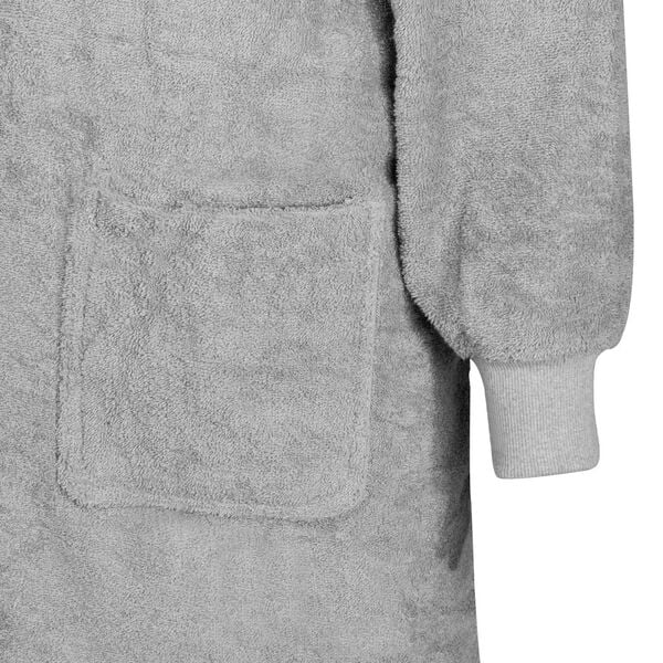 vidaXL Decken-Hoodie KINN Grau L Baumwolle