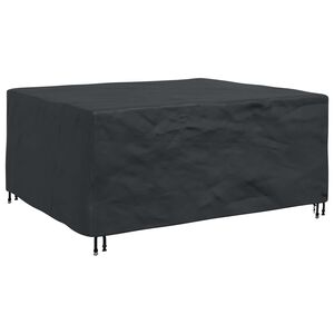 vidaXL M&ouml;belbezug Uni Schwarz 200 x 165 x 80 cm 600D