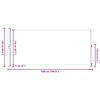 vidaXL Seitenmarkise Ausziehbar 220x500 cm Schwarz