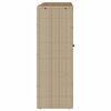 vidaXL Aufbewahrungsschrank mit Regal Beige 100 x 36 x 102 cm Rattan