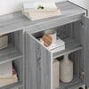 vidaXL Seitenschrank Graues Sonoma 96,5 x 30 x 75 cm Holzwerkstoff
