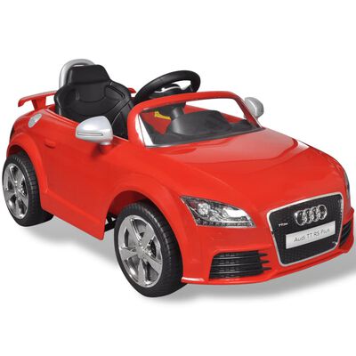 vidaXL Aufsitzauto für Kinder Audi TT RS mit Fernsteuerung Rot