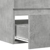 vidaXL Waschbeckenunterschrank Betongrau 90x38,5x45 cm Holzwerkstoff