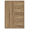 vidaXL Sideboard Artisan-Eiche 60 x 31 x 84 cm Holzwerkstoff