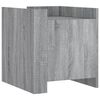 vidaXL Nachttisch Grau Sonoma 45x50x50 cm Holzwerkstoff