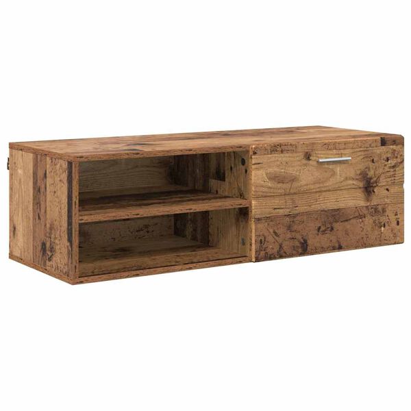 vidaXL Holzschrank Altholz 100,5 x 39 x 30 cm Holzwerkstoff