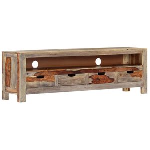 vidaXL TV-Schrank 130x30x40 cm Massivholz Akazie