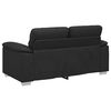 vidaXL 2-Sitzer-Sofa Schwarz 120 cm Kunstleder