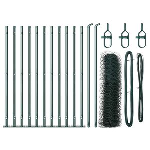 vidaXL Zaunpfosten Gr&uuml;n