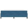 vidaXL Bettrahmen mit Matratze Dunkelblau 180 x 200 cm Stoff