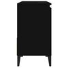vidaXL Badschrank Schwarz 65x33x60 cm Holzwerkstoff