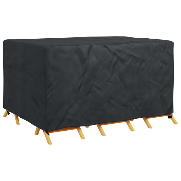 vidaXL M&ouml;belbezug Uni Schwarz 180 x 140 x 90 cm 420D