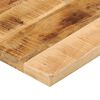 vidaXL Tischplatte 100x60x1,5 cm Rechteckig Raues Massivholz Mango