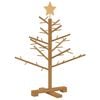 vidaXL Holz Weihnachtsbaum Braun 75 cm Massives Kiefernholz