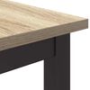 vidaXL Tisch Sonoma-Eiche 80 x 50 x 76,5 cm Ingenieure Holz und Stahl