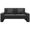 vidaXL Schlafsofa Dunkelgrau Stoff