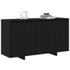 vidaXL Sideboard Schwarz Eichen-Optik 135 x 41 x 75 cm Holzwerkstoff