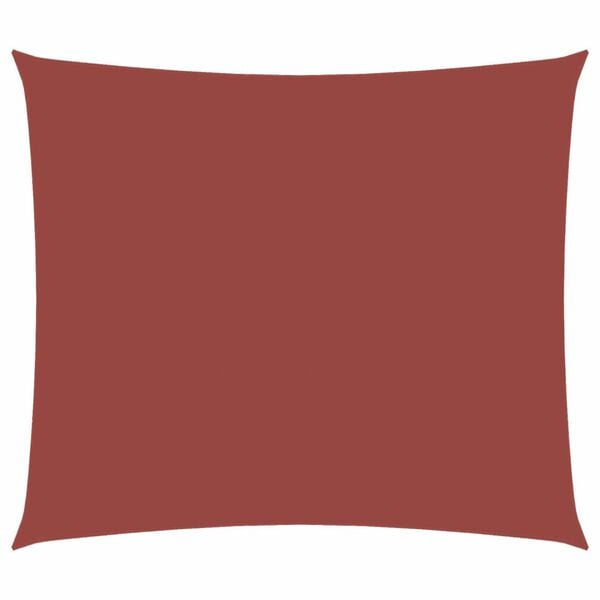 vidaXL Sonnensegel Oxford-Gewebe Rechteckig 2,5x3 m Terrakotta-Rot