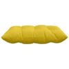 vidaXL Sitzkissen 4 pcs Helles Gelb 40 x 40 x 6 cm Stoff