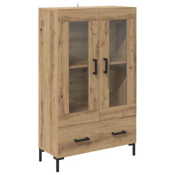 vidaXL Highboard Artisan-Eiche 69,5 x 31 x 115 cm Holzwerkstoff