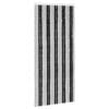 vidaXL Insektenschutzvorhang Chenille Grau und Schwarz 90 x 200 cm