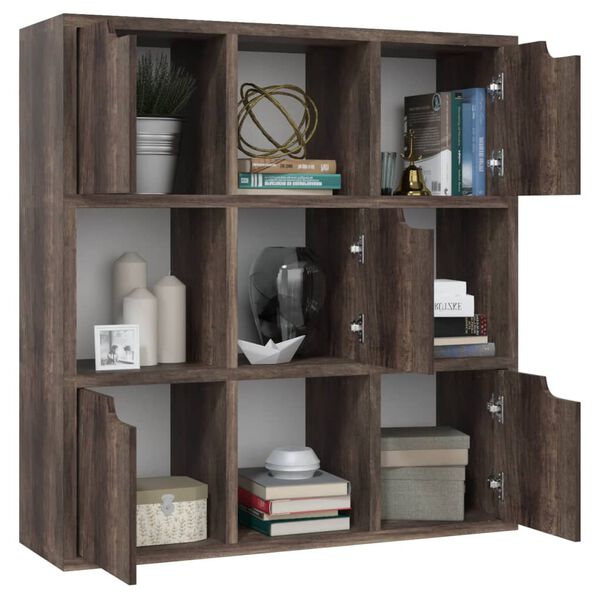 vidaXL B&uuml;cherregal R&auml;uchereiche 88,5x27,5x88 cm Holzwerkstoff