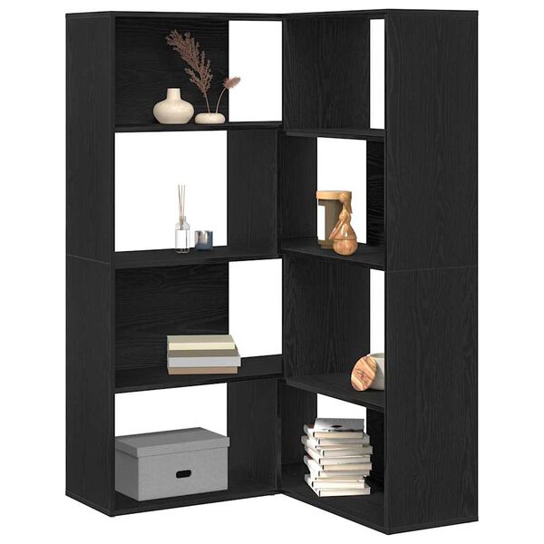 vidaXL Kleiderschrank 2 pcs Schwarz Eichen-Optik 85 x 85 x 140 cm