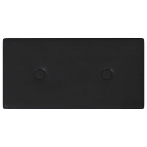 vidaXL Wandkopfteilen 12 stk. Schwarz Kunstleder