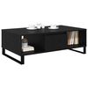 vidaXL Couchtisch Schwarz Eichen-Optik 104 x 60 x 35 cm Holzwerkstoff