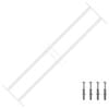 vidaXL Sicherheitsgitter f&uuml;r Fenster mit 2 Querstangen 63-114 cm