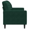 vidaXL 2-Sitzer-Sofa Dunkelgr&uuml;n 120 cm Samt