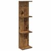 vidaXL Wandregal Altholz 25 x 15 x 100 cm Holzwerkstoff