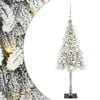 vidaXL Weihnachtsbaum mit 150 LEDs Wei&szlig; 120 cm PE und Stahl