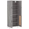 vidaXL Highboard Grau Sonoma 69,5x34x180 cm Holzwerkstoff