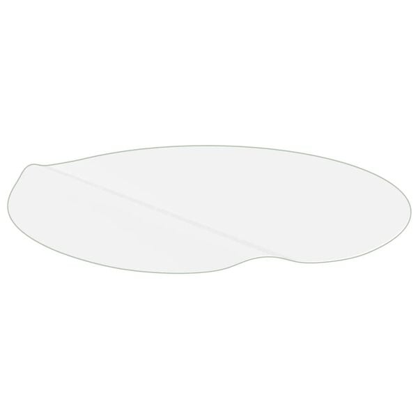 vidaXL Tischfolie Transparent Ø 110 cm 1,6 mm PVC