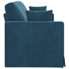 vidaXL Sofa Blau 198 x 78 x 80 cm Samt
