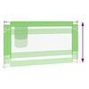 vidaXL Kleinkind-Bettschutzgitter Gr&uuml;n 150x25 cm Stoff