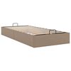 vidaXL Ottoman-Bett ohne Matratze Cappuccino-Braun 90x190cm Kunstleder