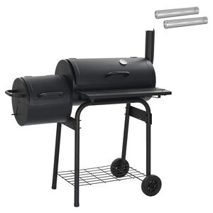 vidaXL Outdoor Grill 103 x 60 x 113 cm Stahl Schwarz