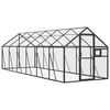 vidaXL Voliere Anthrazit 1,79x6x1,85 m Aluminium