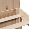 vidaXL Massivholzbett mit Regal ohne Matratze 180x200 cm Kiefer