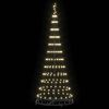 vidaXL LED-Weihnachtsbaum mit 230 LEDs Warmes Wei&szlig; 184,5 cm Metall